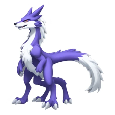 Cool Edgy Sergal species by LiLaiRa full body sticker