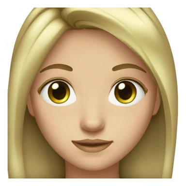 12 year old girl with dark blonde hair and green eyes sticker
