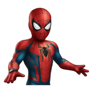 Spiderman in Ironman suit sticker