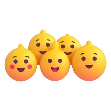 three emojis in first, second and third place sticker