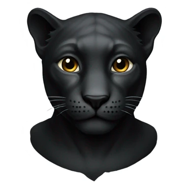 panthere noir sticker