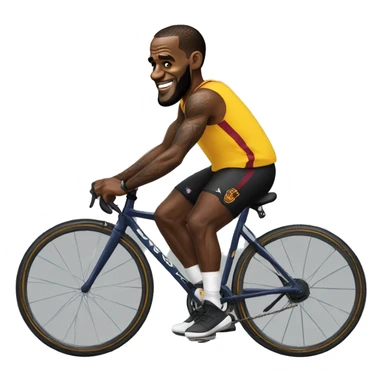 Lebron James cycling sticker