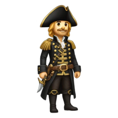 Le seigneur de la piraterie sea of thieve sticker