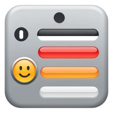 Text input with bold and italics buttons sticker