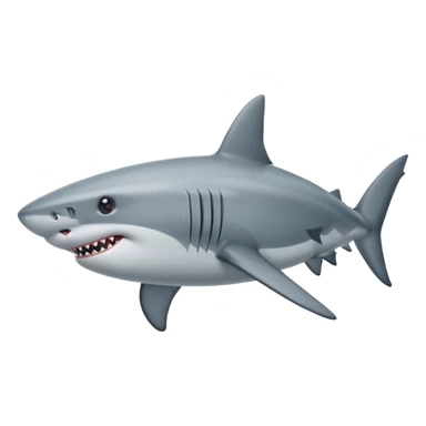 Un tiburon con zapatos sticker