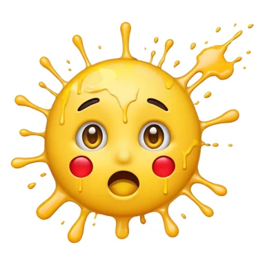 Emoji getting shot  sticker