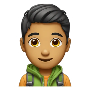 Cute punjabi kid sticker