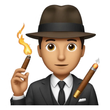 Mafia man sticker