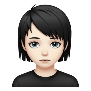 🫩 con un corte emo  sticker