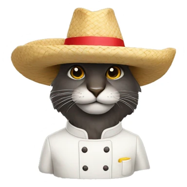 Rata con sombrero de chef sticker