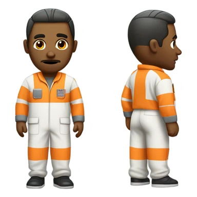 Man in prison sticker