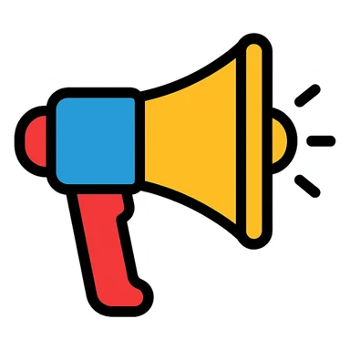 megaphone sticker