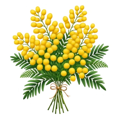 Mazzo di mimose sticker