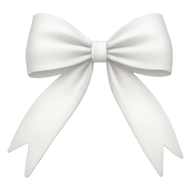 white bow sticker