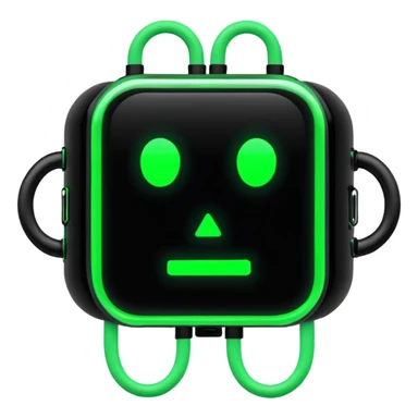 Black And Green Cyber Aesthetic sticker