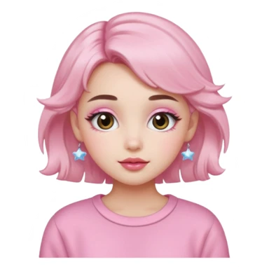  Soft Girl
Origin: TikTok/Western

Key Features: Pastel blush, gloss or tinted balm, fluffy brows, shimmery lids, small hair clips or pigtails.

Vibe: Playful, sweet, pastel-saturated cuteness — very Y2K meets kawaii.

Signature Trick: Emphasizes youthful, doll-like features with lots of pink. sticker