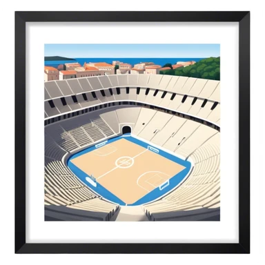 Cinematic Realistic Pula Arena, Croatia emoji sticker