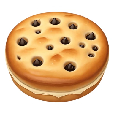 round focaccia without seasoning sticker