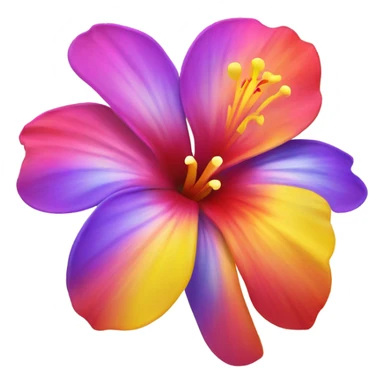 hawai flower sticker