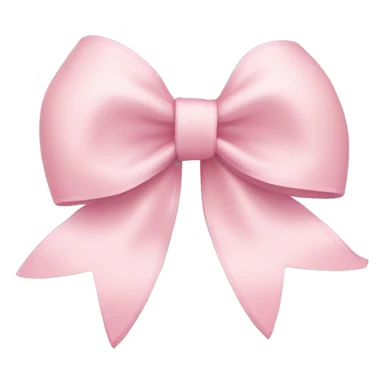 Light pink bow sticker