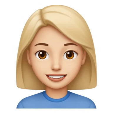 tight lipped smile sticker