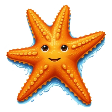 Sunset starfish  sticker
