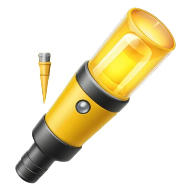 Flashlight beam sticker