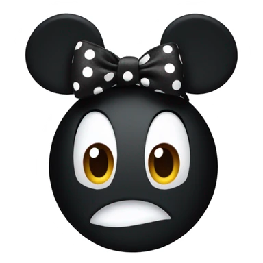 Minnie Mouse ears sticker