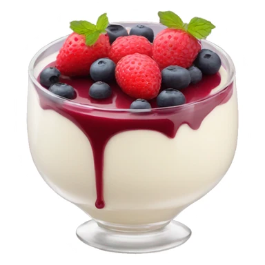 Panna cotta sticker