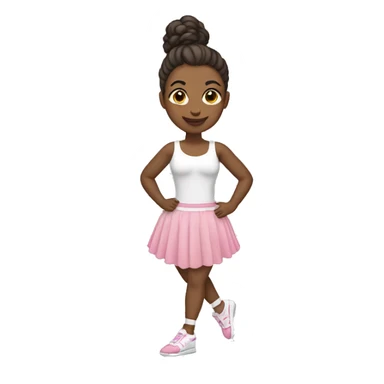 Bailarina de urbano con unos pantalones sticker