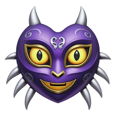 The moon from Majora’s Mask sticker