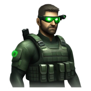 sam fisher splinter cell sticker