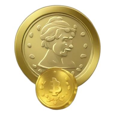 Tresor and gold coin sticker