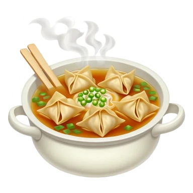 Wonton soup sticker