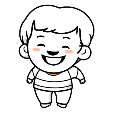 crazy laughing  sticker
