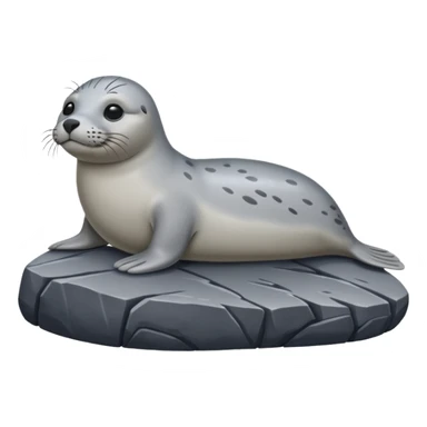 Harbor seal sticker