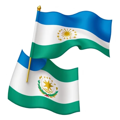 Uzbekistan flag sticker
