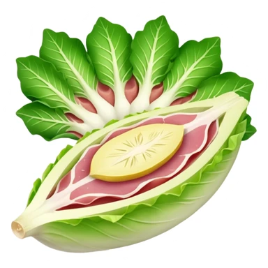 ENDIVE entourée d'une tranche de JAMBON sticker