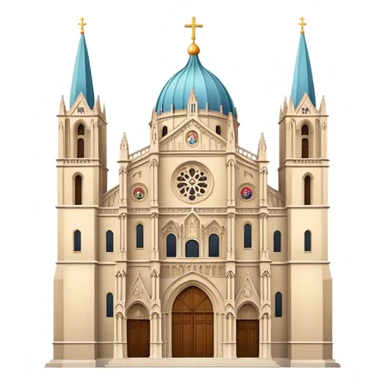 Create an emoji representing Burgos cathedral sticker