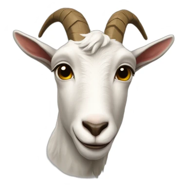 The real goat  sticker