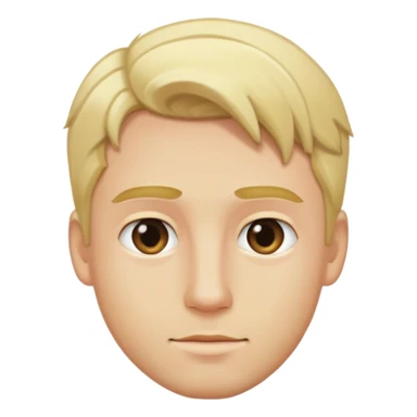 Man heard blonde hair sticker