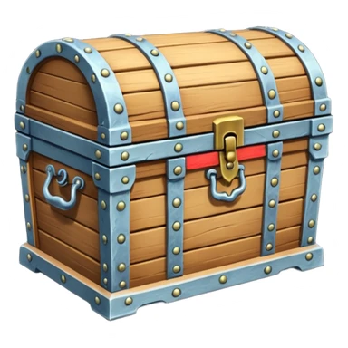 Treasure Chest Pictorial Card sticker