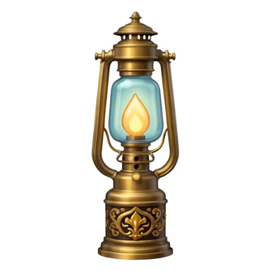 vintage gas lamp sticker