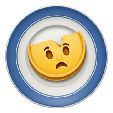 broken plate emoji sticker