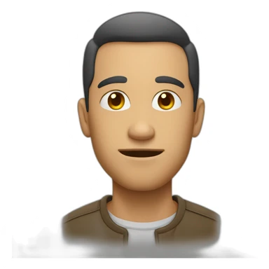 Homme fait la tête sticker