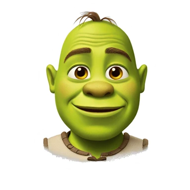 Cute Shrek sticker