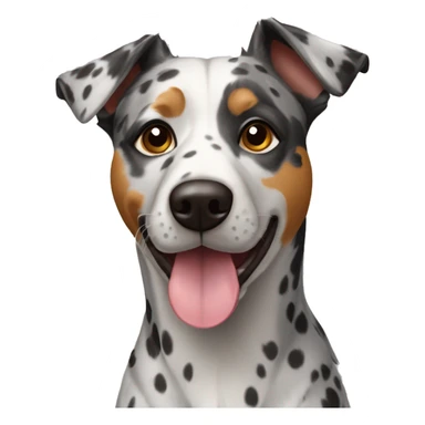pointer heeler spotted dog sticker