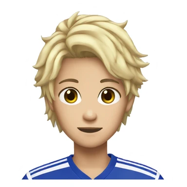 Anime soccer Chelsea sticker
