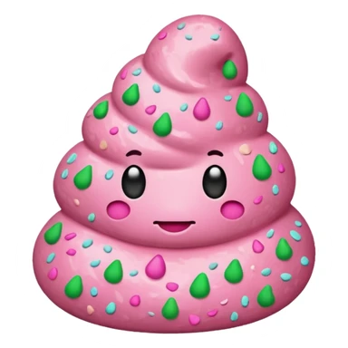 Pink Poop sticker