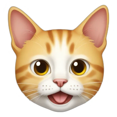 Cat eat Elon Musk sticker